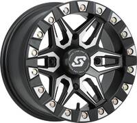 14X7 4 156 30 SEDONA BL SPLIT 6 BLK MACH