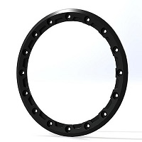 15IN BLACK BULLITE BEADLOCK RING