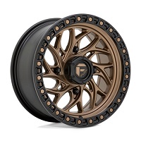 15X10 4 156 0 MM FUEL RUNNER D777 MATTE BRONZE WITH BLACK RING