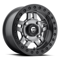 15X7 4X156 38 BL GRY BLK FUEL ANZA