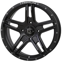 22X6 5 4 156 5MM FRONTLINE 505 MATTE BLACK