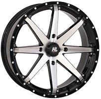 12X7 4 110 47MM HIGHLIFTER HL10 GLOSS BLACK MACHINED