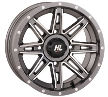 14X7 4 137 10MM HIGHLIFTER HL22 MATTE GUNMETAL GREY MACHINED