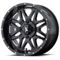 14X7 4 110 0MM M26 VIBE BLK MIL