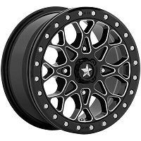 15X6 4 137 38MM BLK MILLED MSA M48 PORTAL BEADLOCK