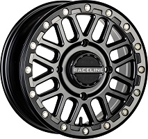 15X6 4 156 40MM RACELINE PODIUM BEADLOCK BLK