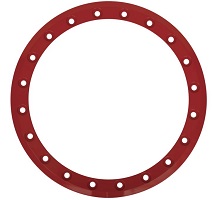 15IN SYSTEM 3 SB 5 RED BEADLOCK RING