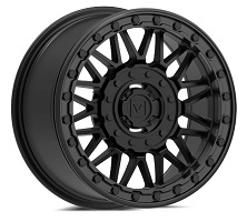 15X7 4 137 4 156 30MM VALOR V08 BEADLOCK WHEEL SATIN BLACK