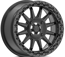 15X7 6 5 5 40MM VALOR V09 BEADLOCK WHEELS BRUSHED CHARCOAL