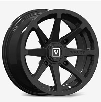 14X7 4 137 15MM VALOR V01 GLOSS BLACK UTV WHEEL