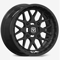 15X7 4 156 25MM VALOR V03 GLOSS BLACK UTV WHEEL